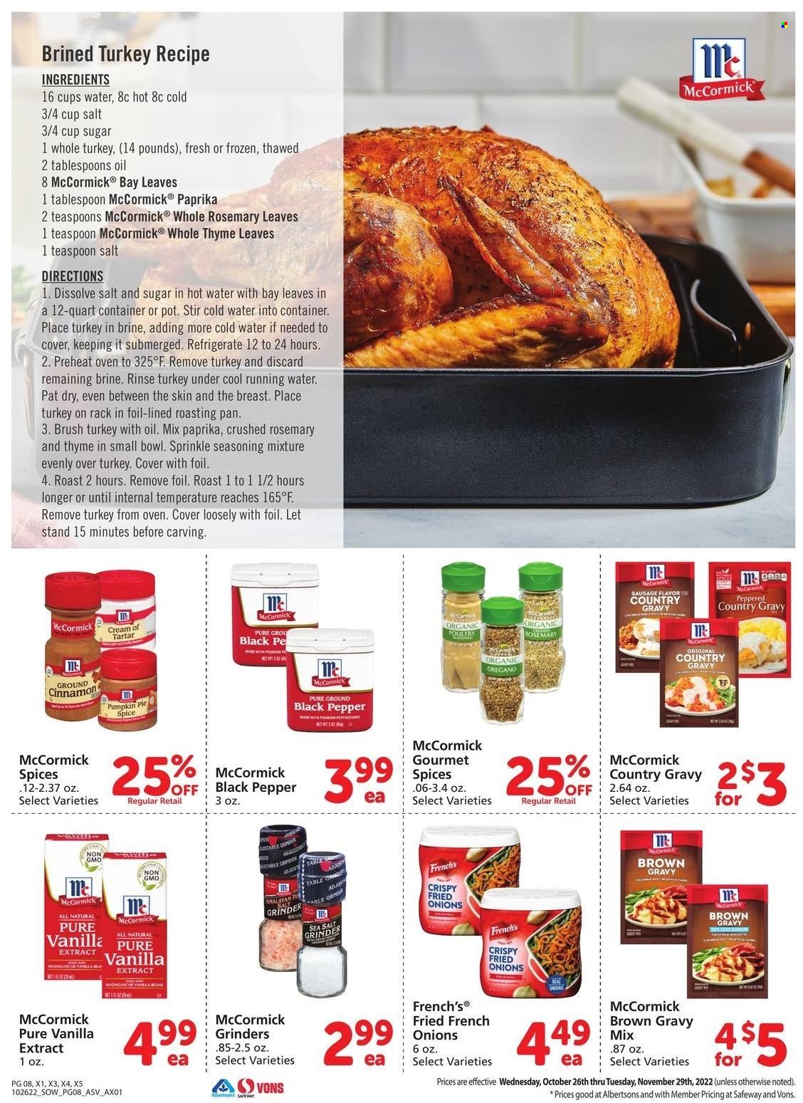 Safeway ad - 10/26/2022 - 11/29/2022. Page 8