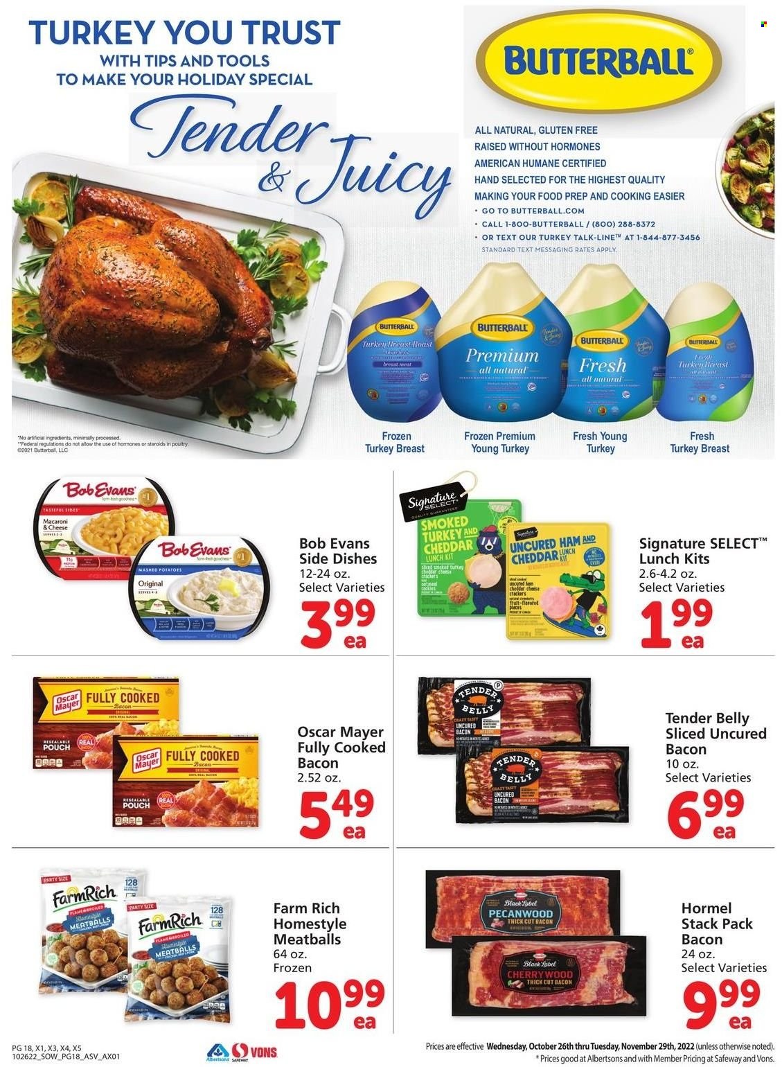 Safeway ad - 10/26/2022 - 11/29/2022. Page 18