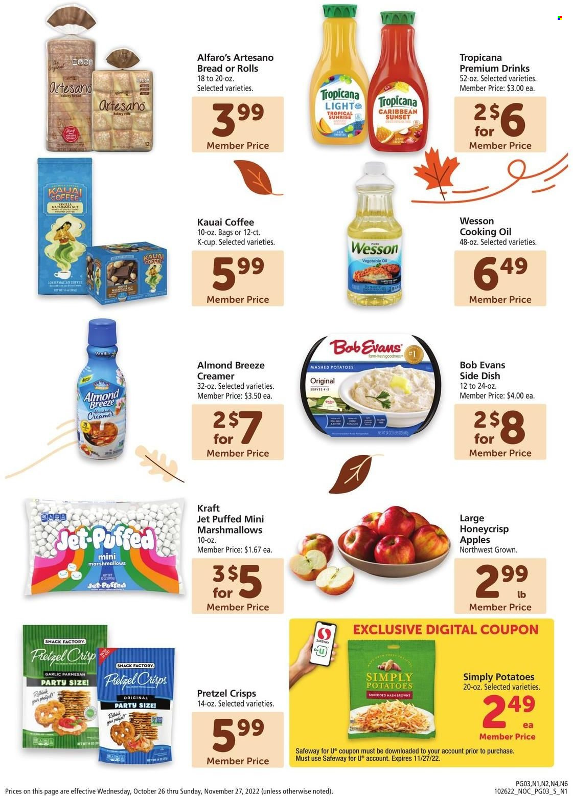Safeway ad - 10/26/2022 - 11/27/2022. Page 3