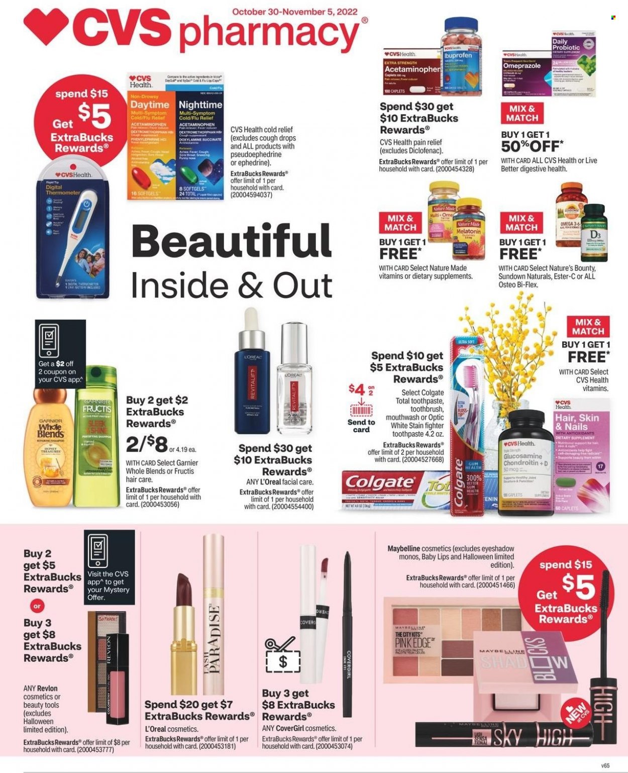 CVS Pharmacy ad - 10/30/2022 - 11/05/2022. Page 1