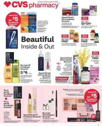 CVS Pharmacy Flyer - 10/30/2022 - 11/05/2022.