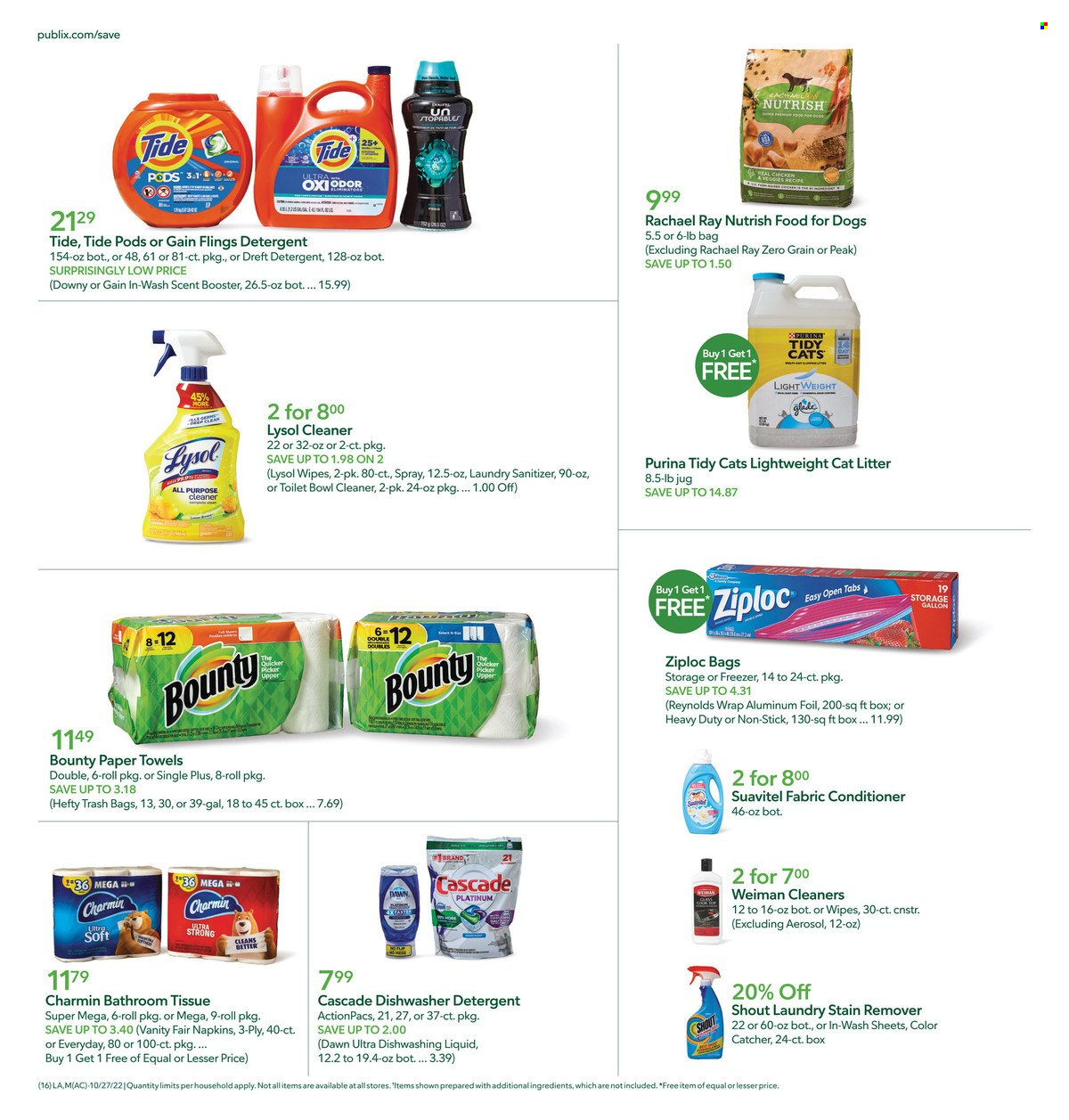Publix ad - 10/27/2022 - 11/02/2022. Page 16
