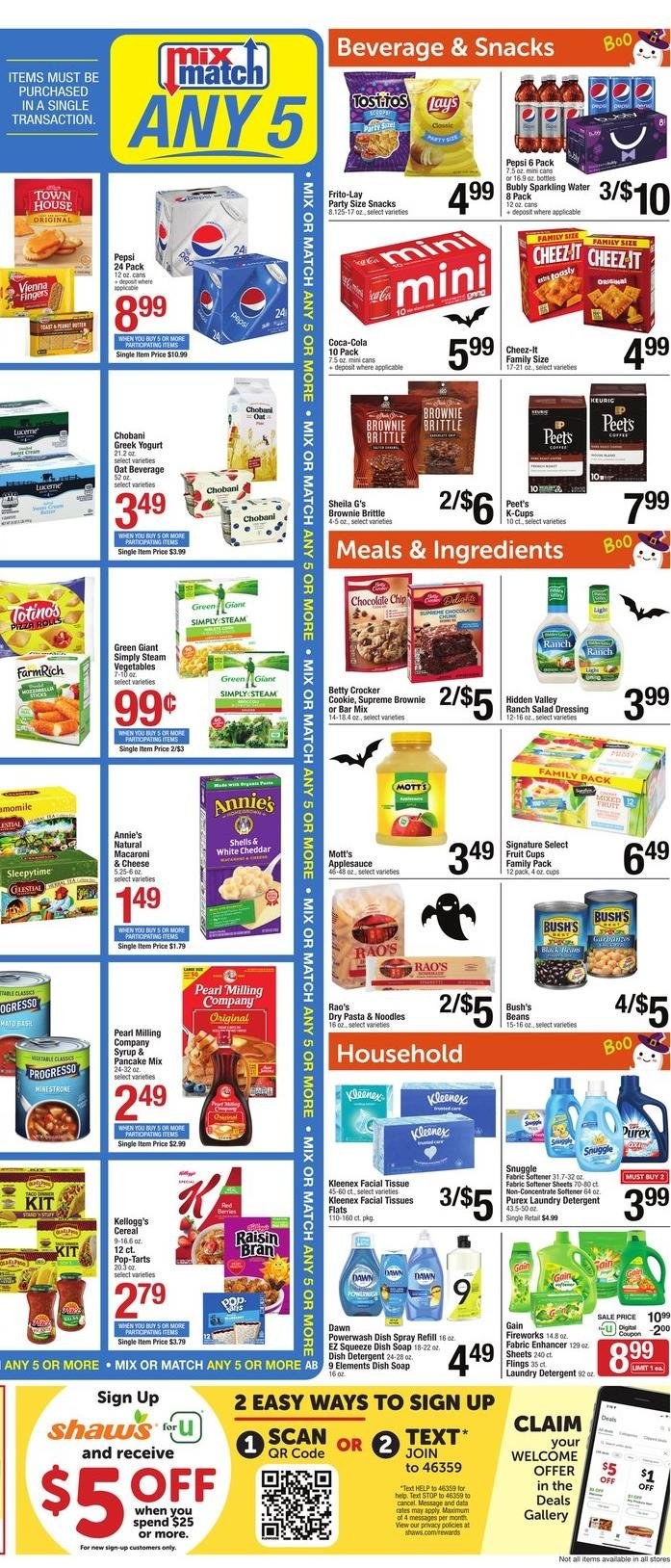 Shaw’s ad - 10/28/2022 - 11/03/2022. Page 3