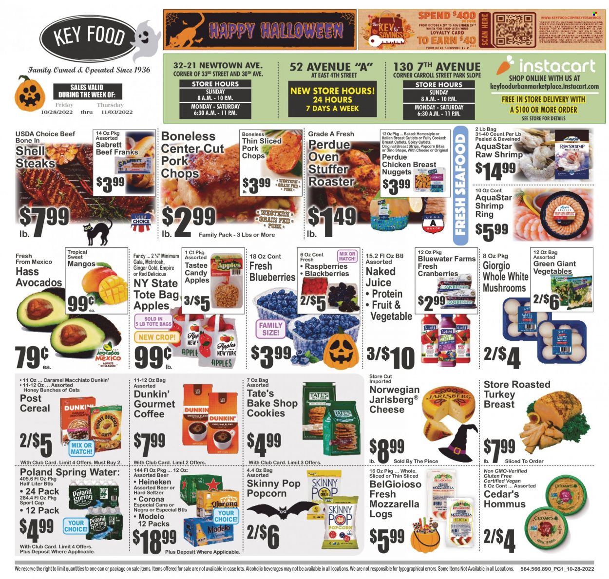 Key Food ad - 10/28/2022 - 11/03/2022. Page 1