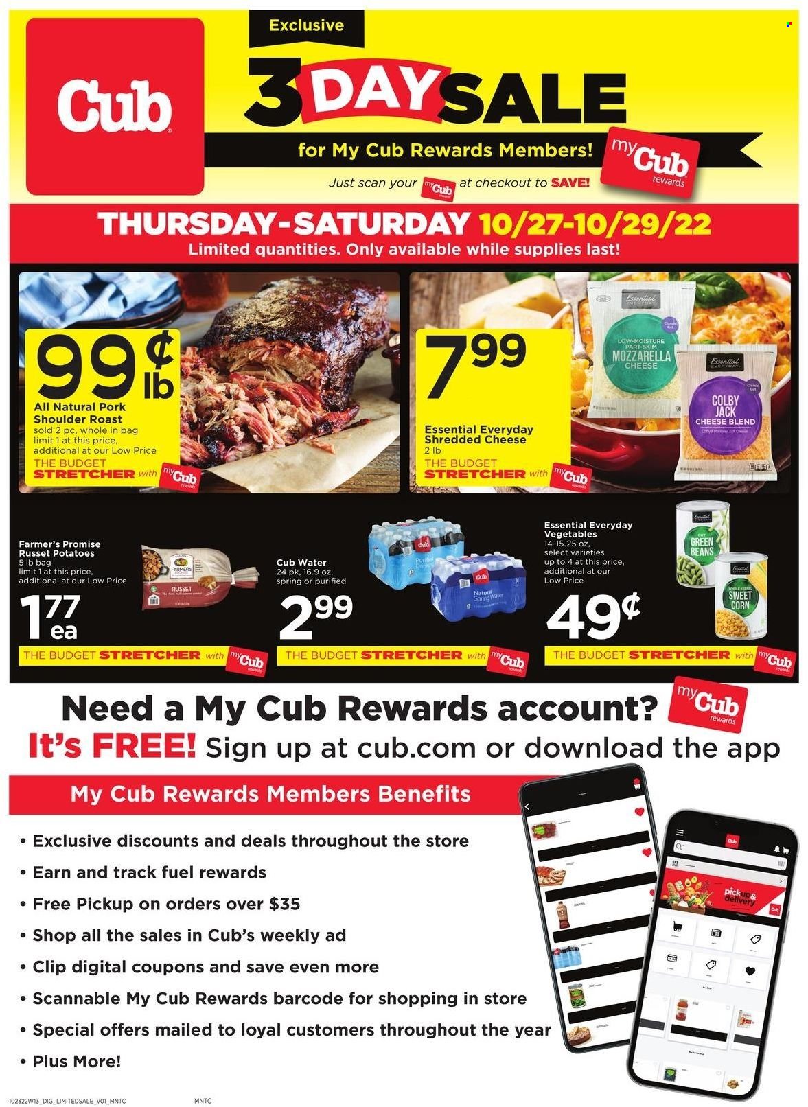 Cub Foods ad - 10/27/2022 - 10/29/2022. Page 1