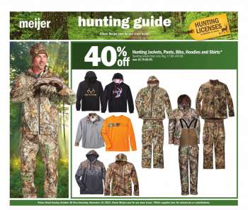 Meijer Flyer - 10/30/2022 - 11/19/2022.