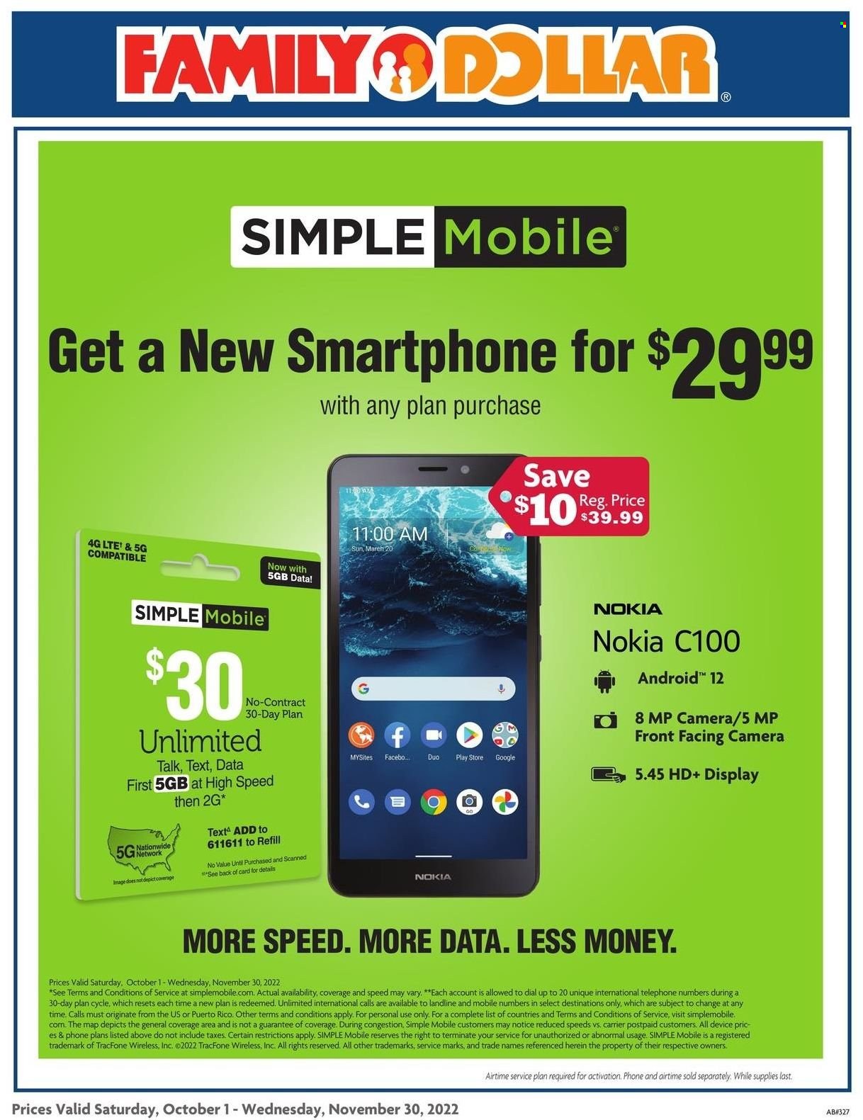 Family Dollar ad - 10/01/2022 - 11/30/2022. Page 2