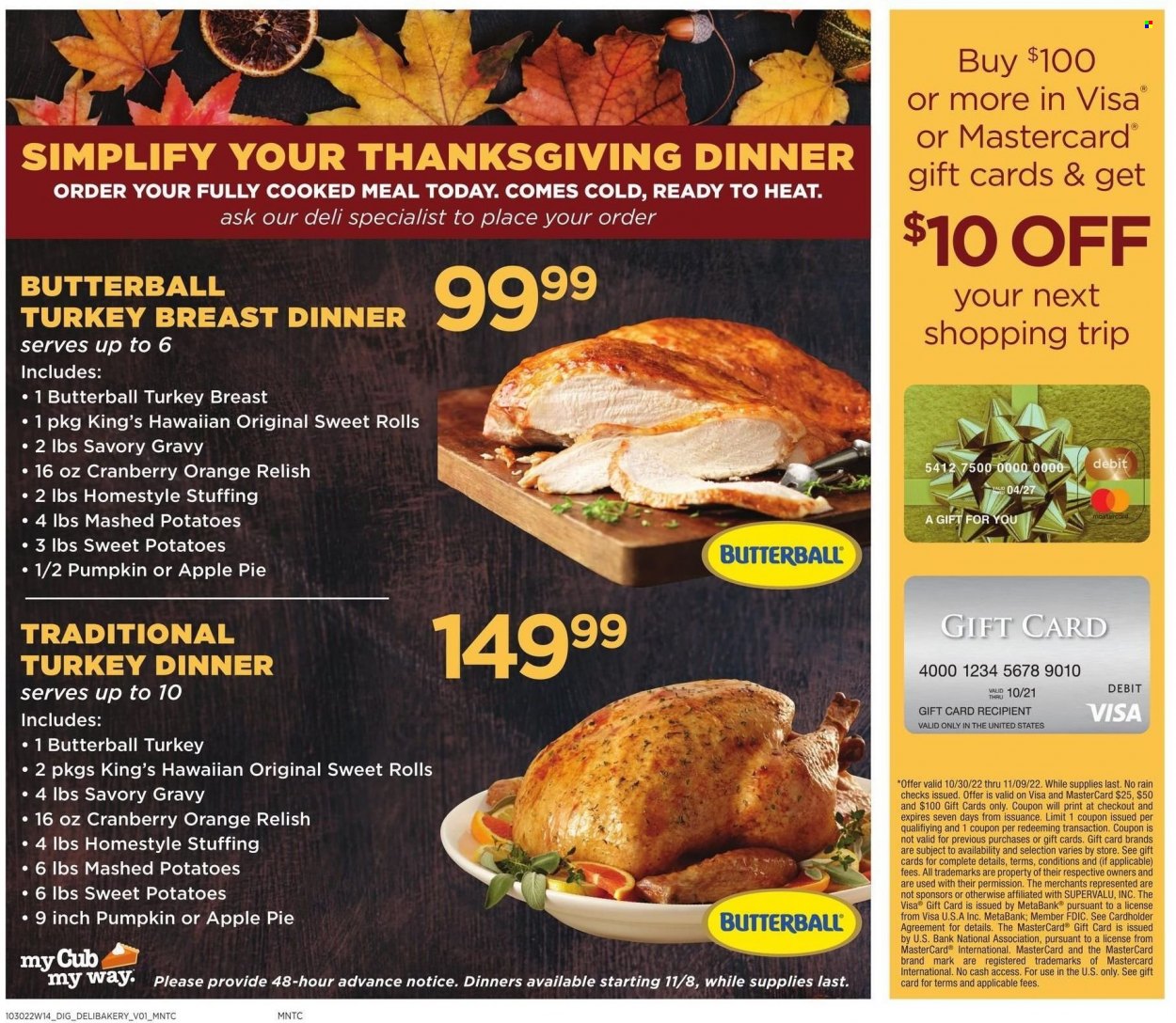 Cub Foods ad - 10/30/2022 - 11/05/2022. Page 14