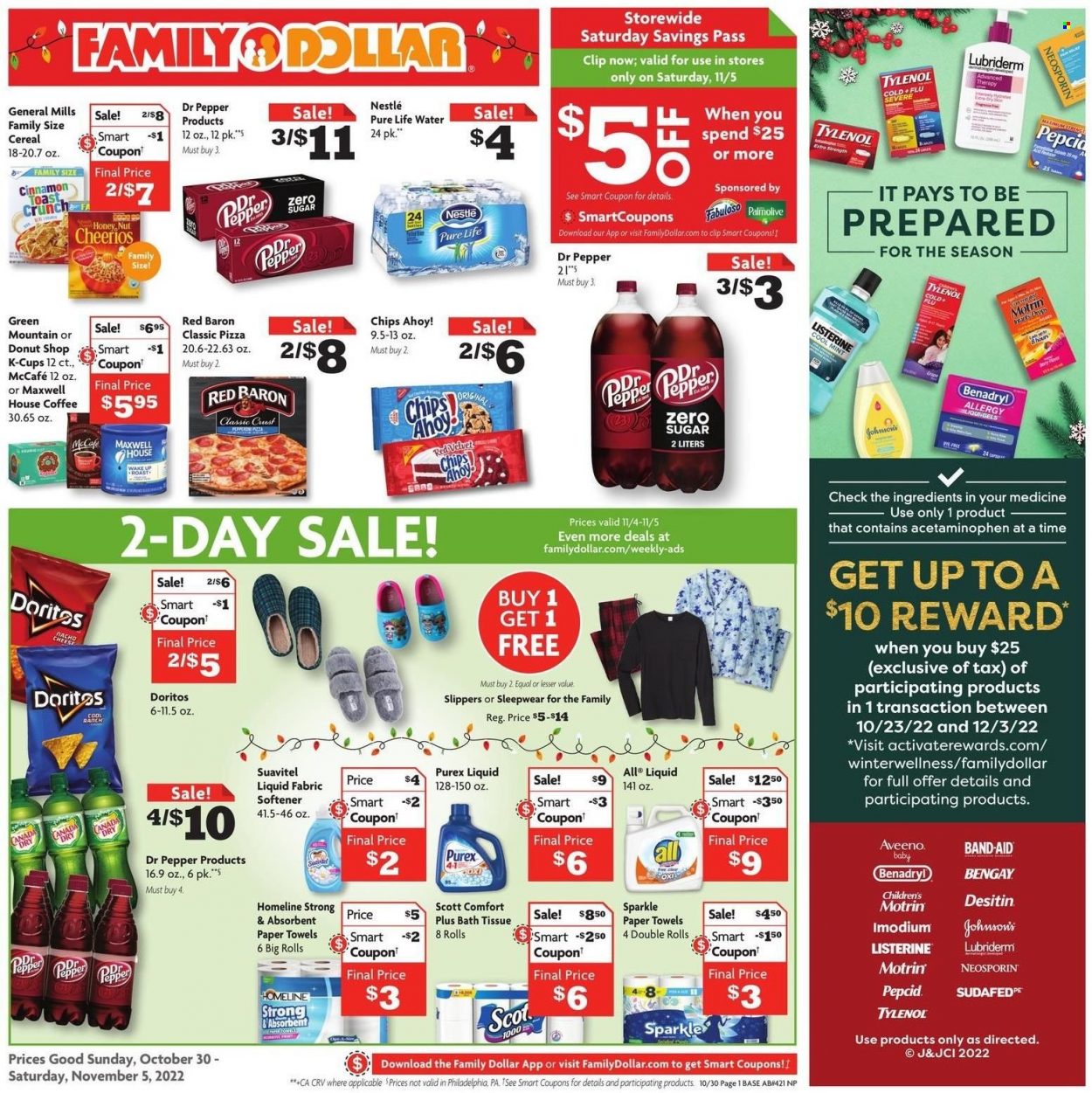 Family Dollar ad - 10/30/2022 - 11/05/2022. Page 1