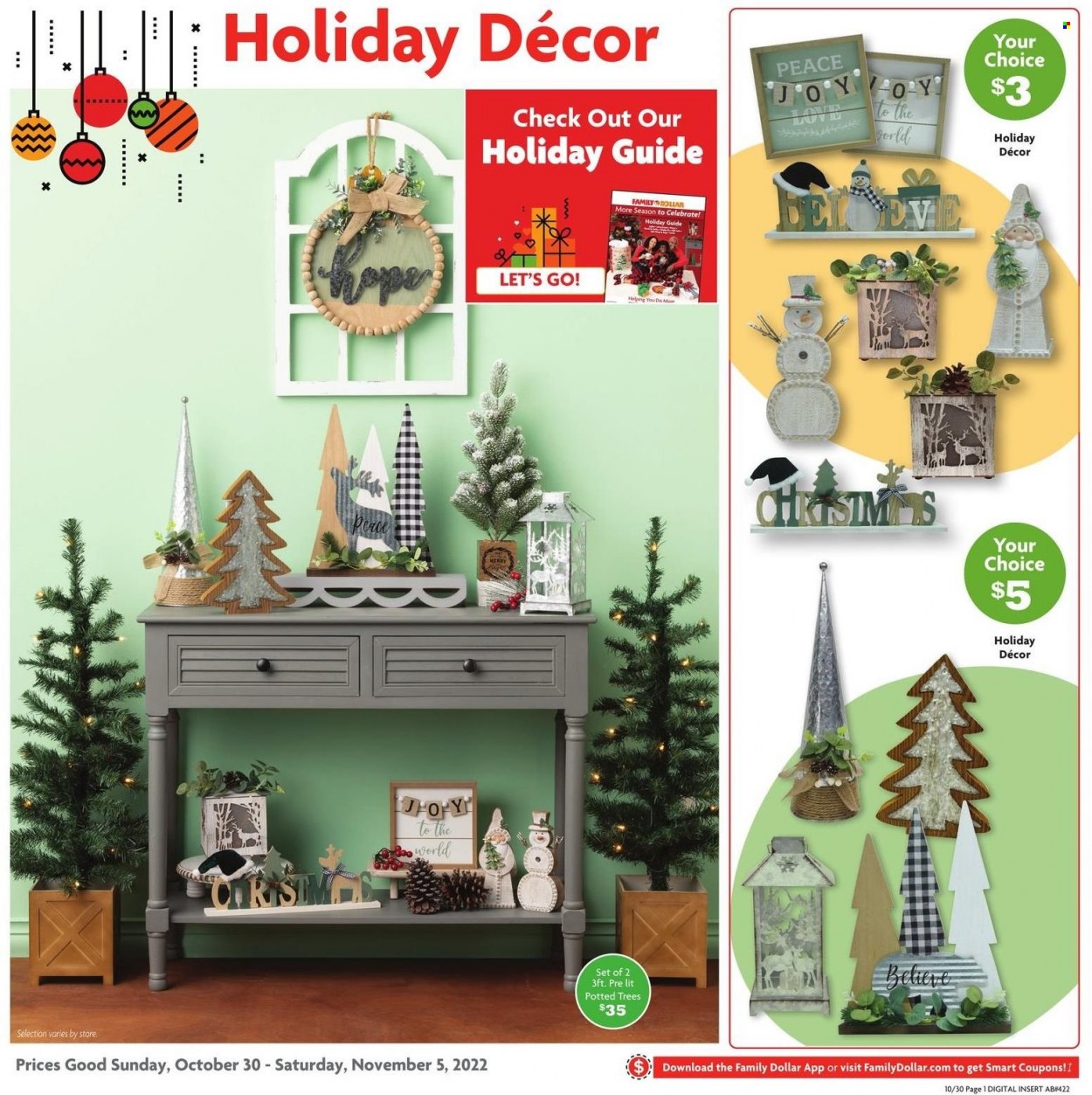 Family Dollar ad - 10/30/2022 - 11/05/2022. Page 12
