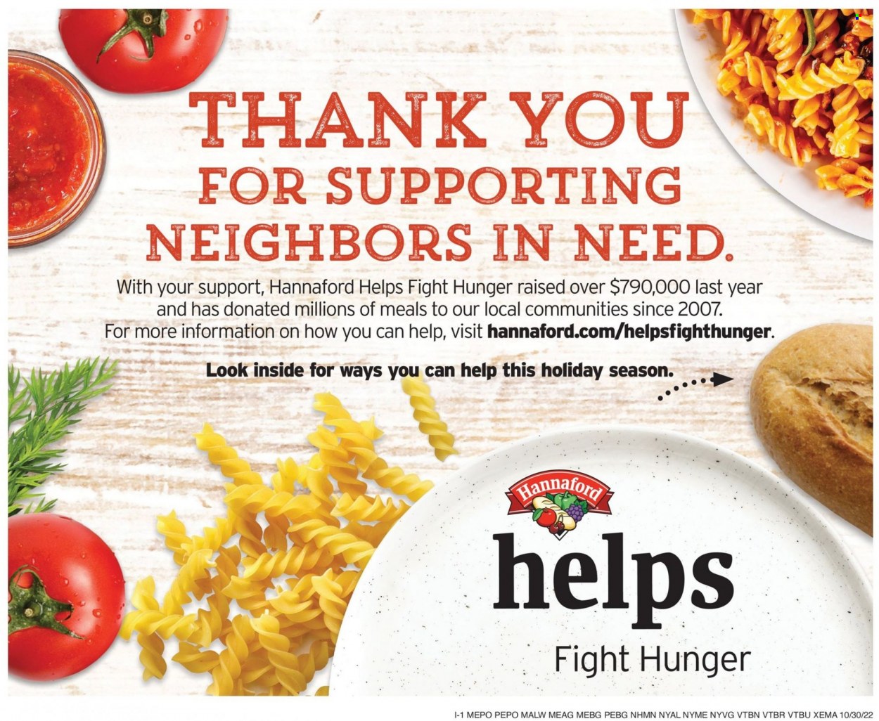 Hannaford ad - 10/30/2022 - 11/05/2022. Page 12