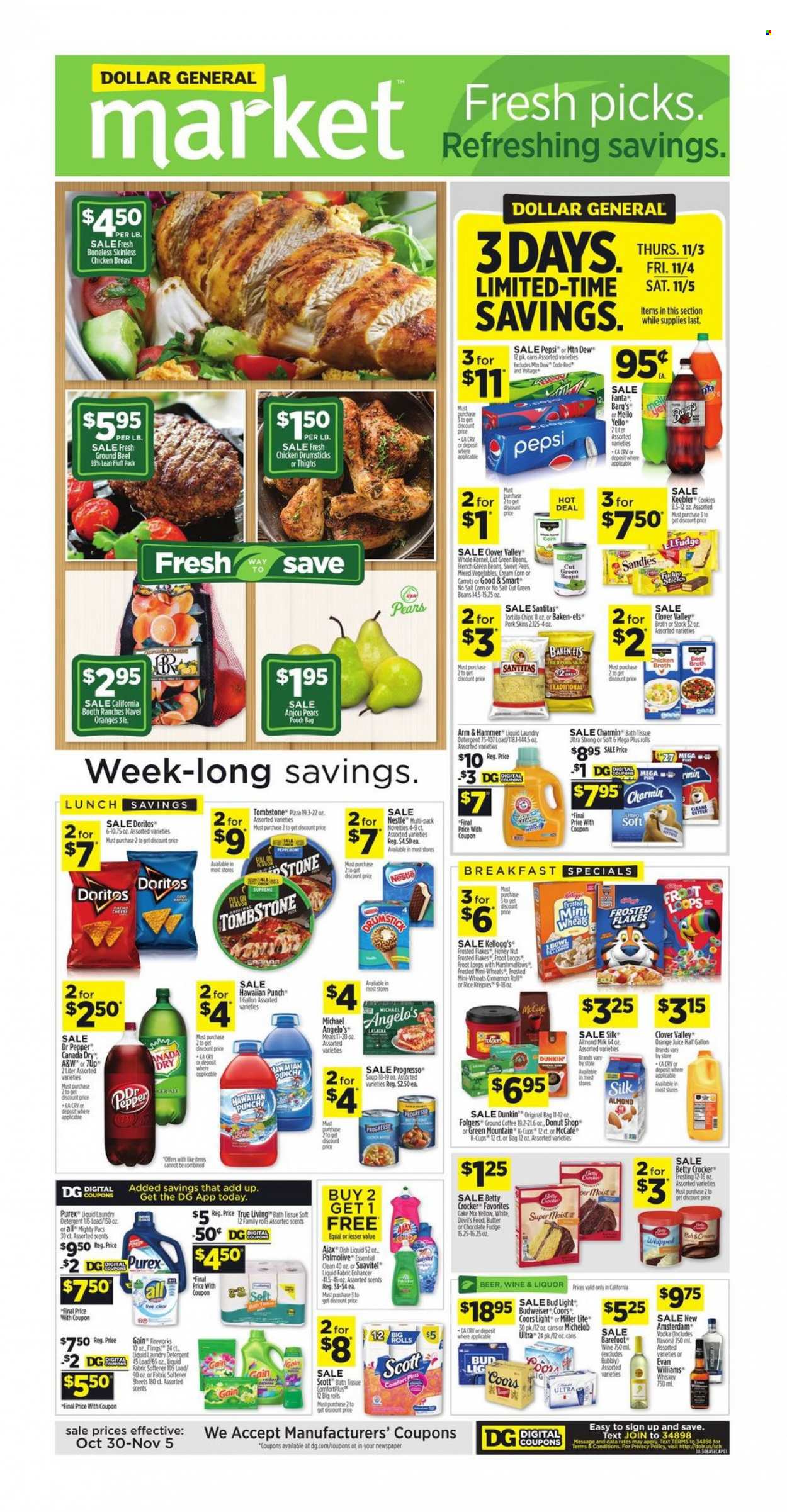 Dollar General ad - 10/30/2022 - 11/05/2022. Page 1