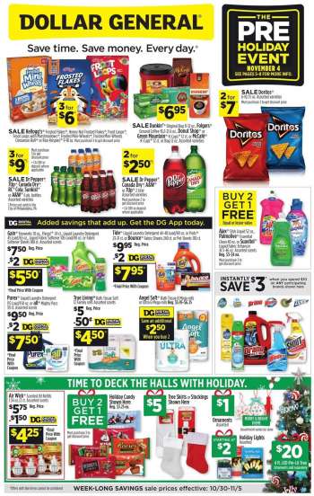 Dollar General Flyer - 10/30/2022 - 11/05/2022.