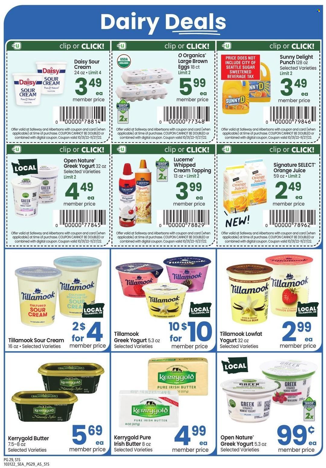 Safeway ad - 10/31/2022 - 11/27/2022. Page 29