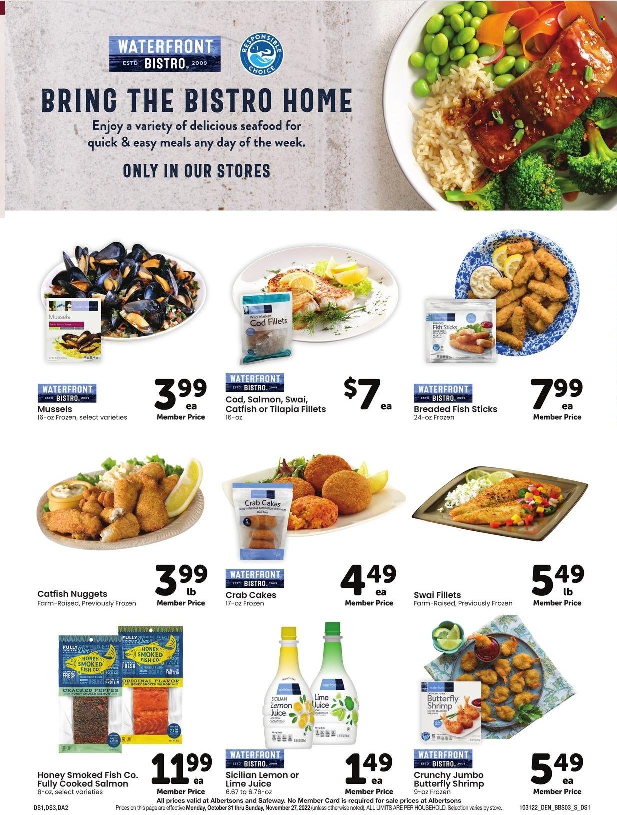 Safeway ad - 10/31/2022 - 11/27/2022. Page 3
