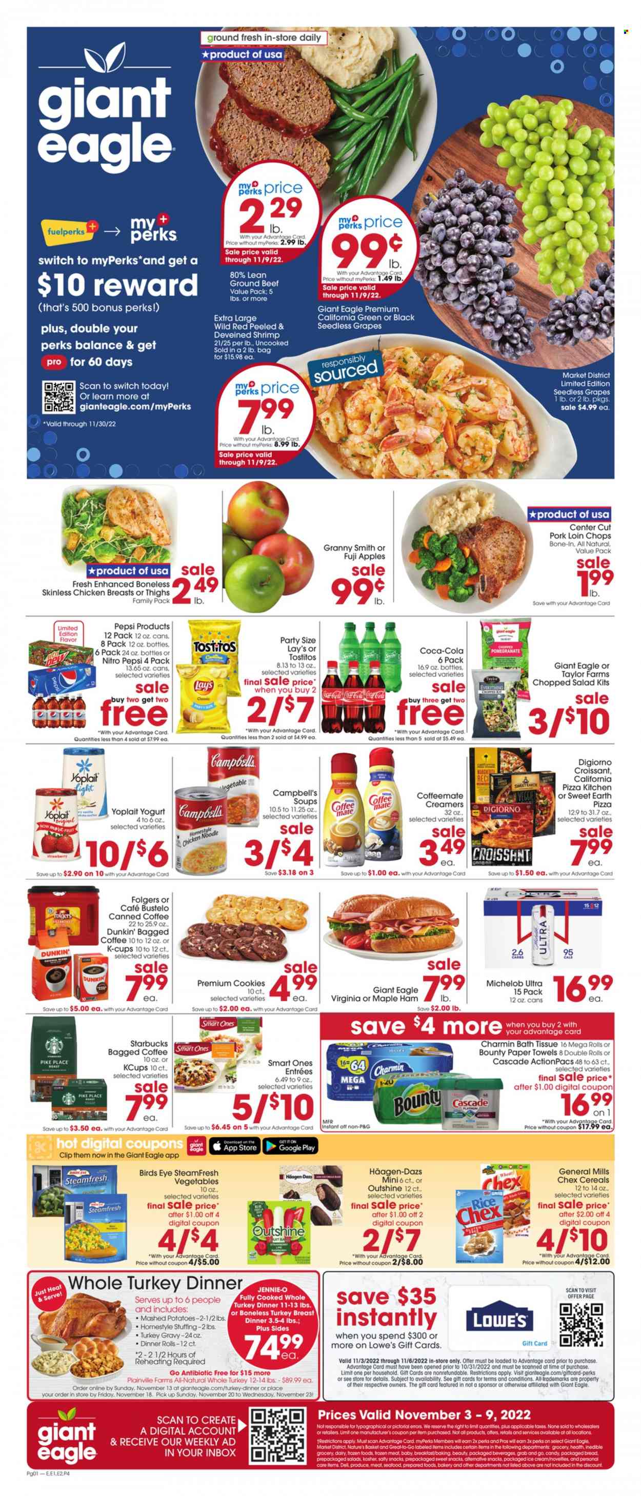 Giant Eagle ad - 11/03/2022 - 11/09/2022. Page 1