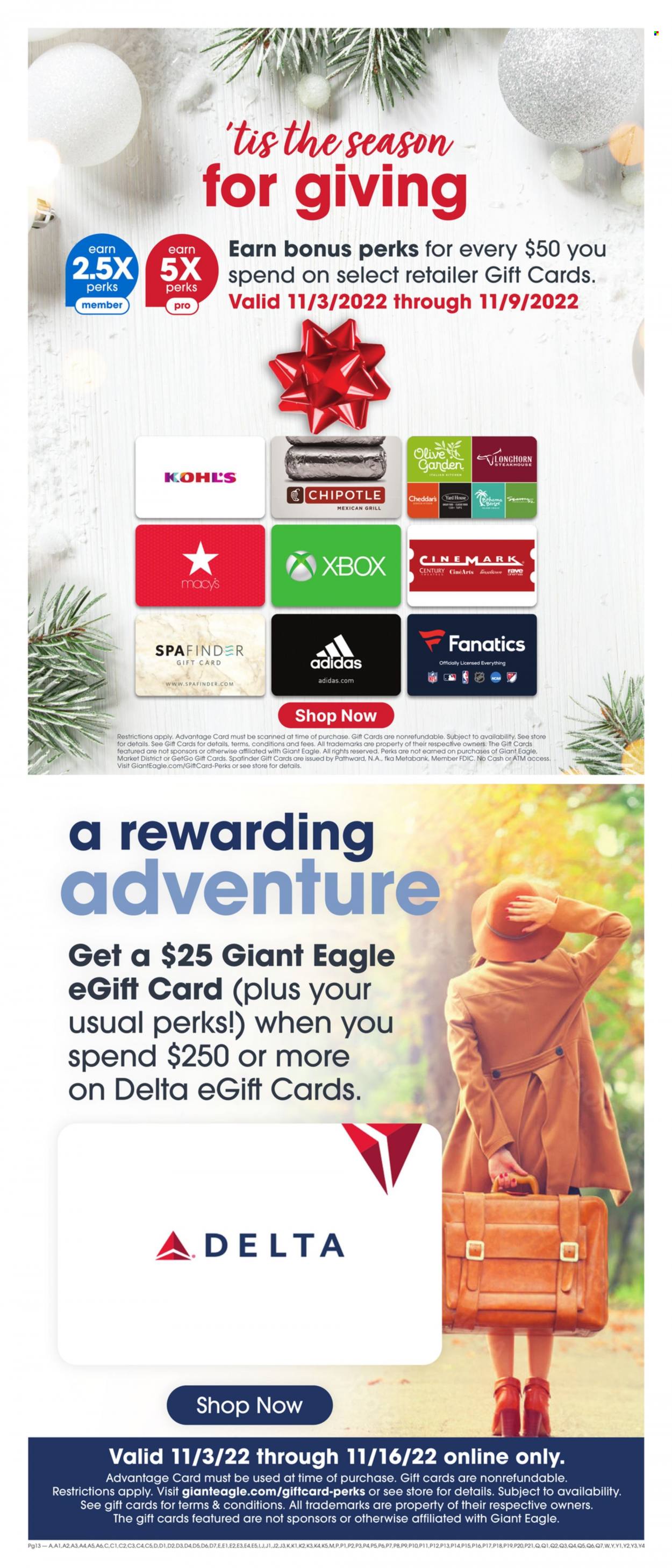 Giant Eagle ad - 11/03/2022 - 11/09/2022. Page 14