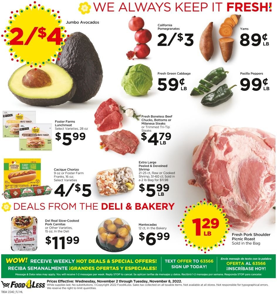 Food 4 Less ad - 11/02/2022 - 11/08/2022. Page 6