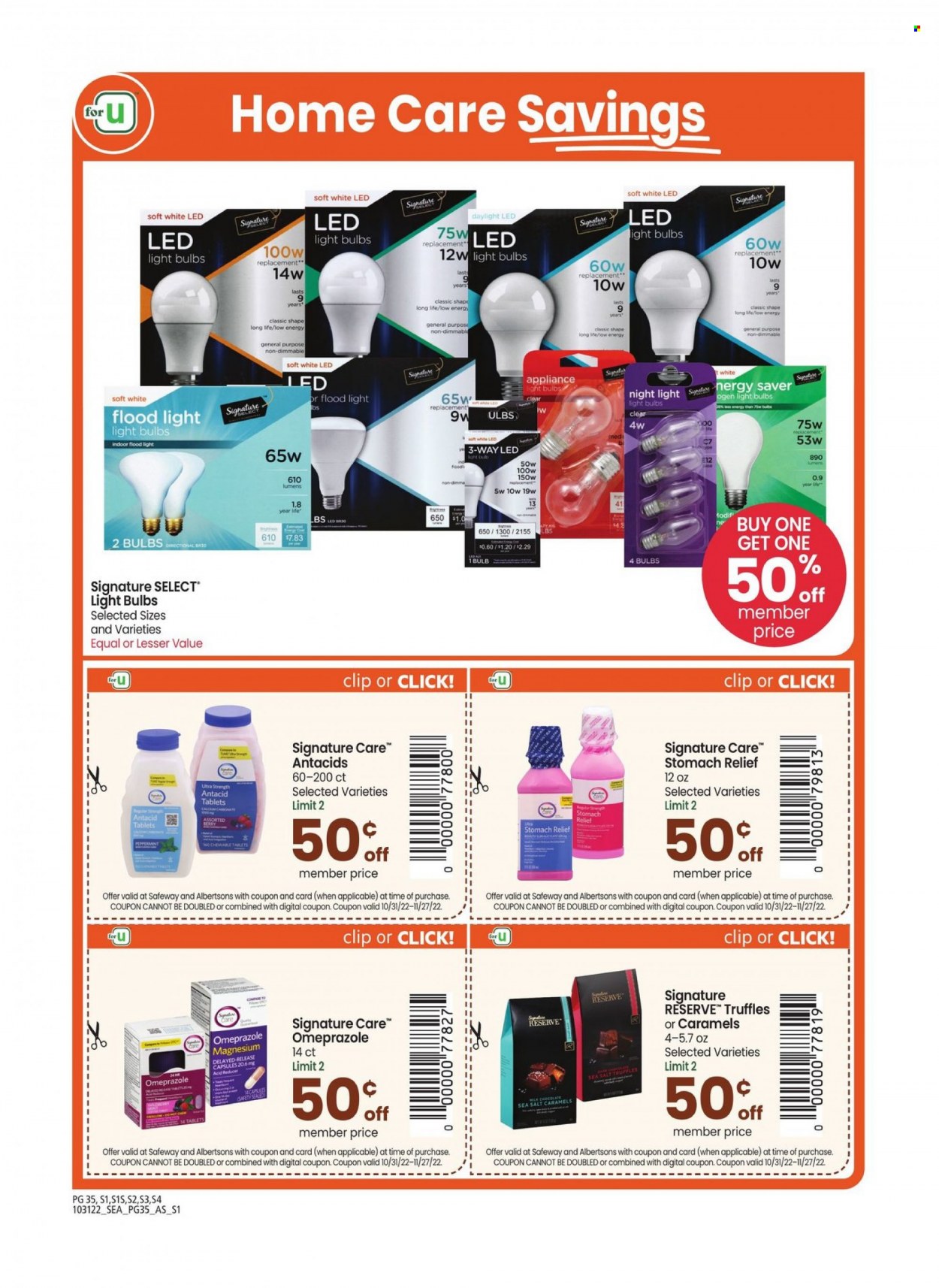 Albertsons ad - 10/31/2022 - 11/27/2022. Page 35