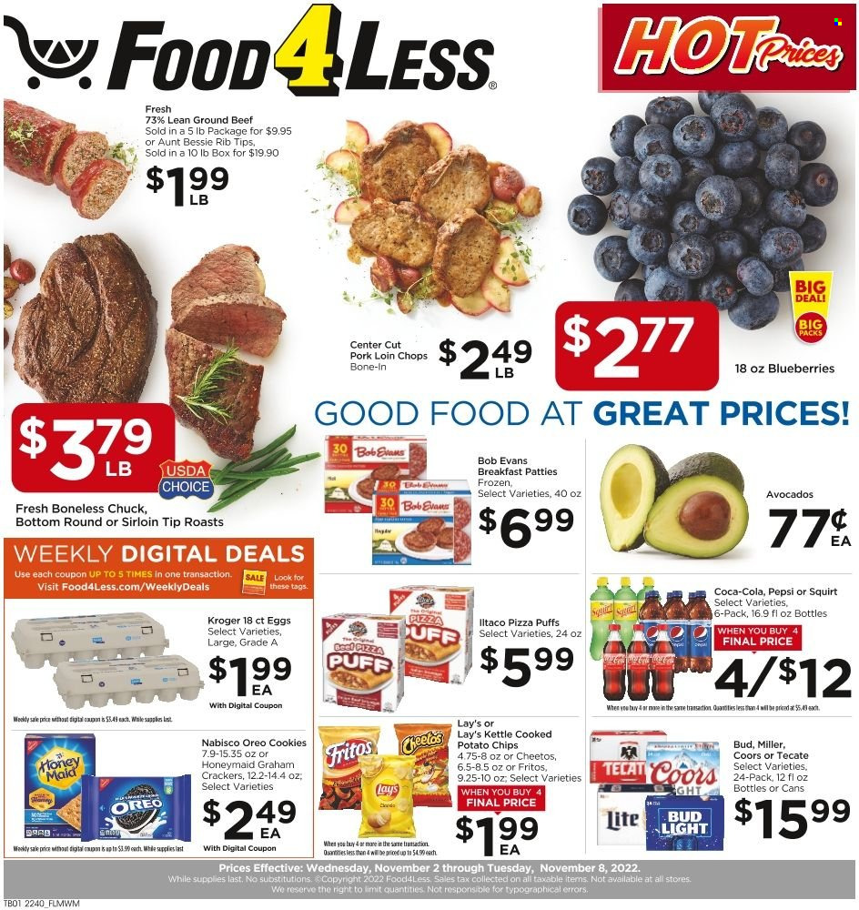 Food 4 Less ad - 11/02/2022 - 11/08/2022. Page 1