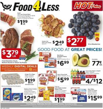 Food 4 Less Flyer - 11/02/2022 - 11/08/2022.