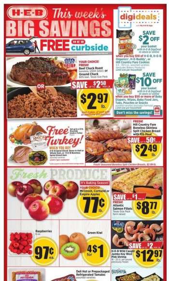 H-E-B Flyer - 11/02/2022 - 11/08/2022.