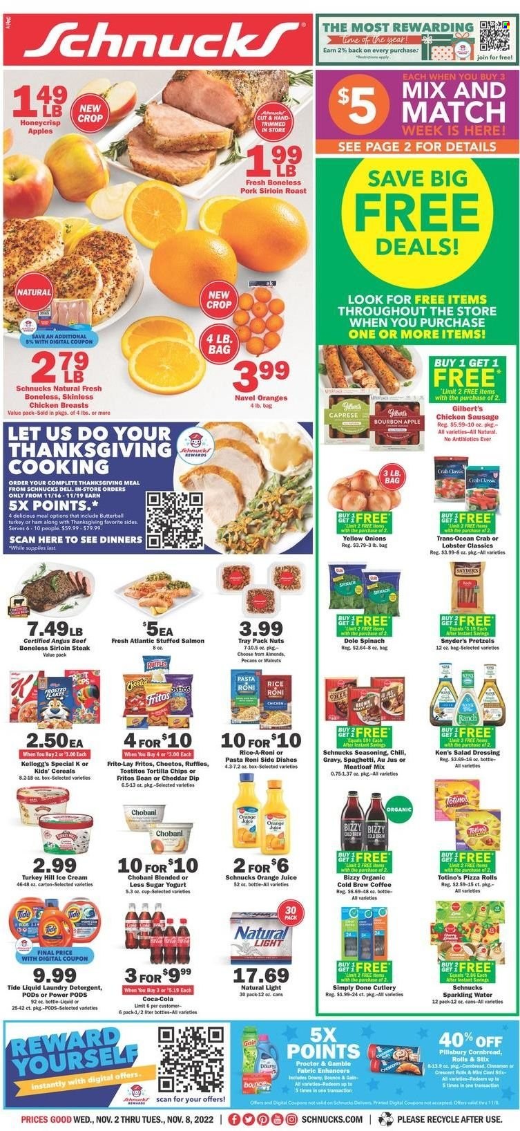 Schnucks ad - 11/02/2022 - 11/08/2022. Page 1