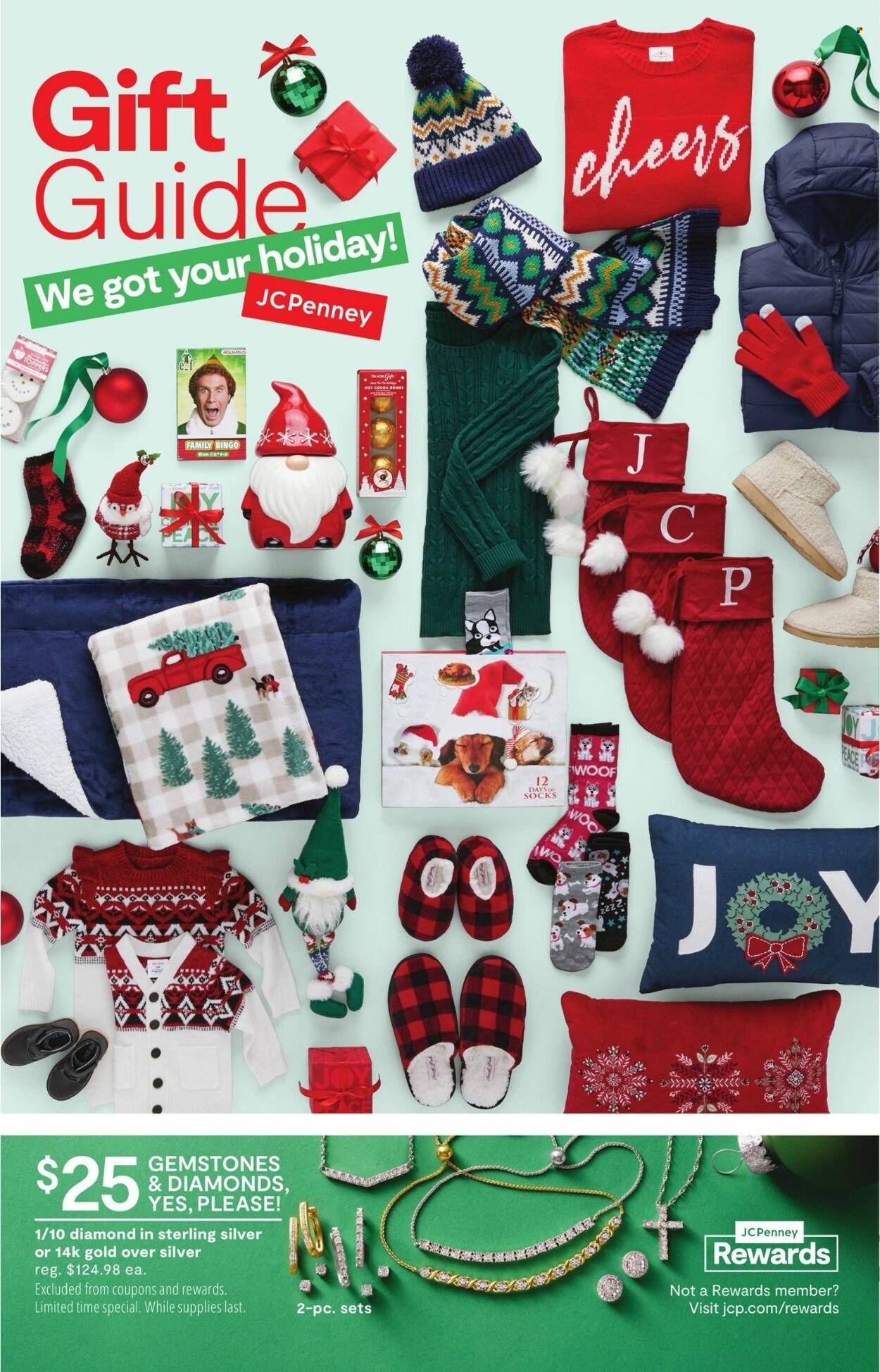 thumbnail - JCPenney Flyer - 11/01/2022 - 12/24/2022 - Sales products - socks. Page 1.