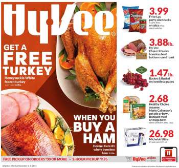 Hy-Vee Flyer - 11/02/2022 - 11/08/2022.