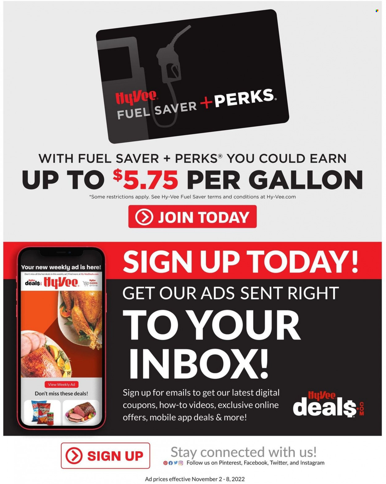Hy-Vee ad - 11/02/2022 - 11/08/2022. Page 27