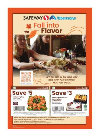 Albertsons Flyer - 11/02/2022 - 11/27/2022.