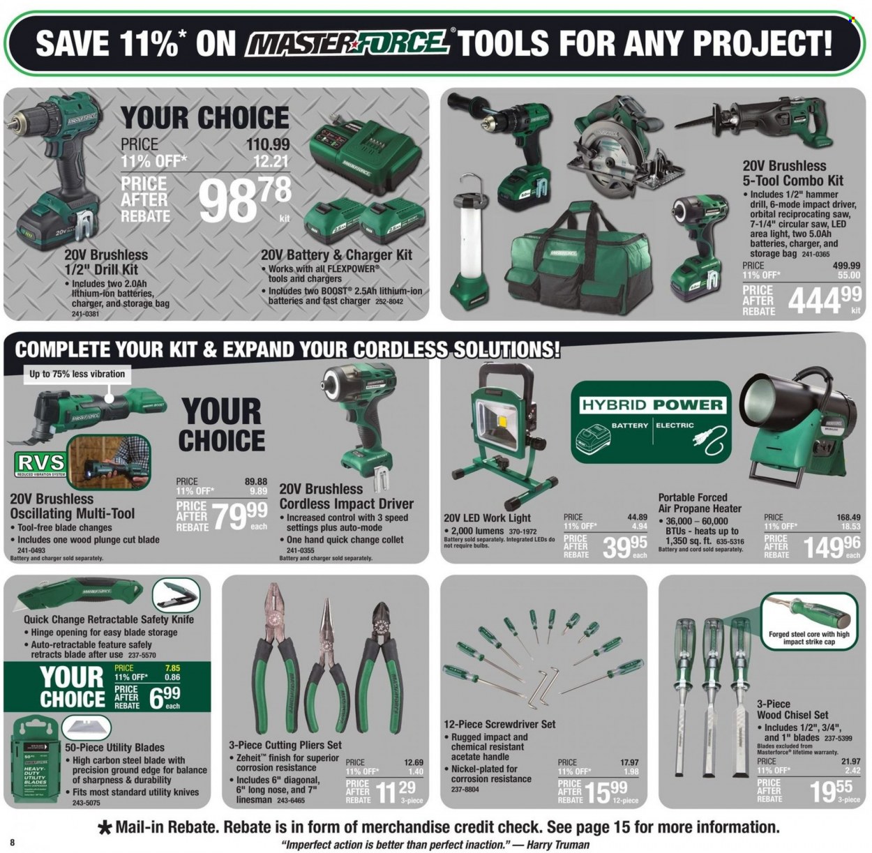 Menards ad - 11/03/2022 - 11/13/2022. Page 11