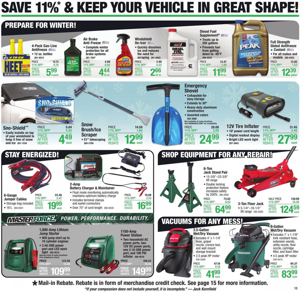 Menards ad - 11/03/2022 - 11/13/2022. Page 16