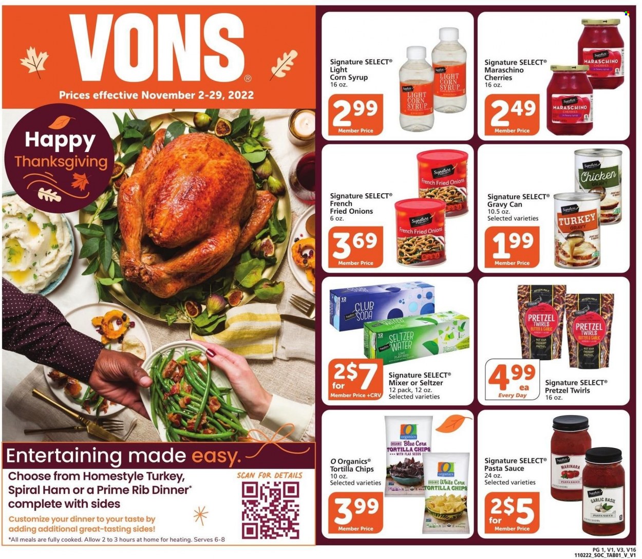 Vons ad - 11/02/2022 - 11/29/2022. Page 1