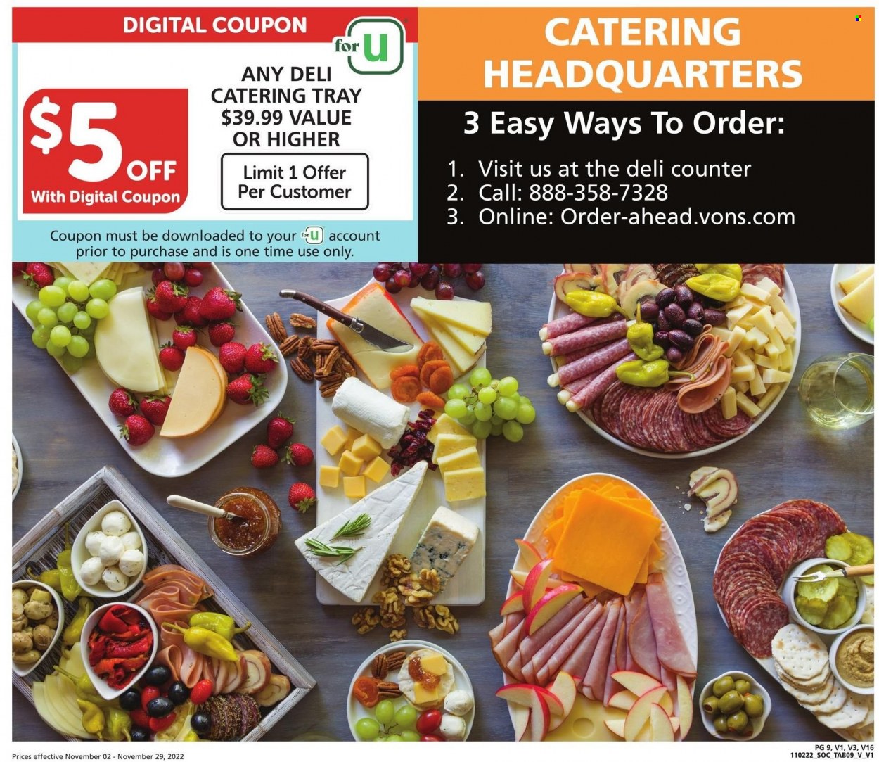 Vons ad - 11/02/2022 - 11/29/2022. Page 9