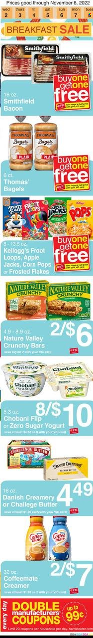 Harris Teeter ad - 11/02/2022 - 11/08/2022. Page 2