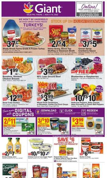 Giant Food Flyer - 11/04/2022 - 11/10/2022.