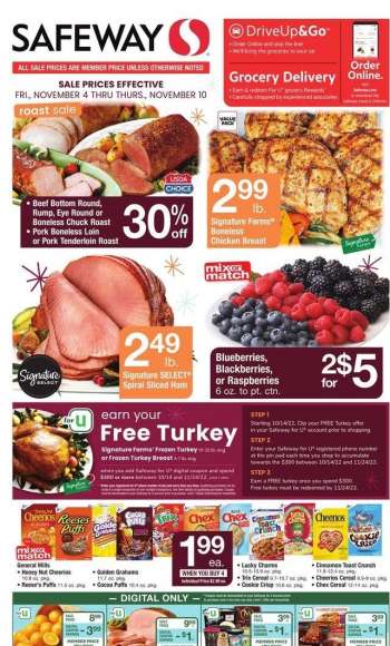 Safeway Flyer - 11/04/2022 - 11/10/2022.