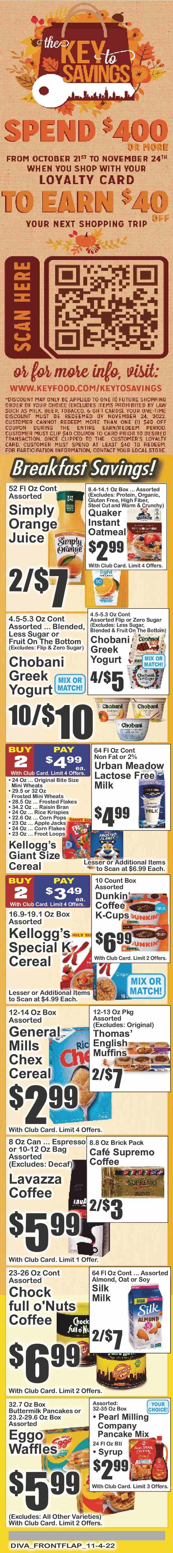 Key Food ad - 11/04/2022 - 11/10/2022. Page 7
