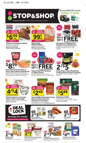 Stop & Shop Flyer - 11/04/2022 - 11/10/2022.
