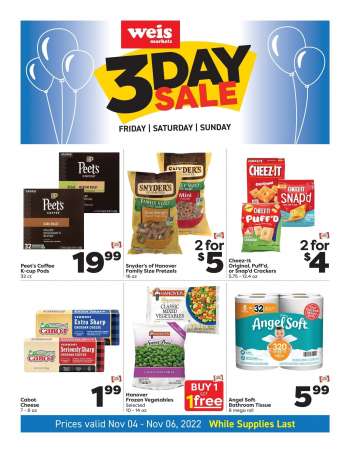 Weis Flyer - 11/04/2022 - 11/06/2022.