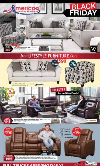 American Furniture Warehouse Flyer - 11/06/2022 - 11/12/2022.