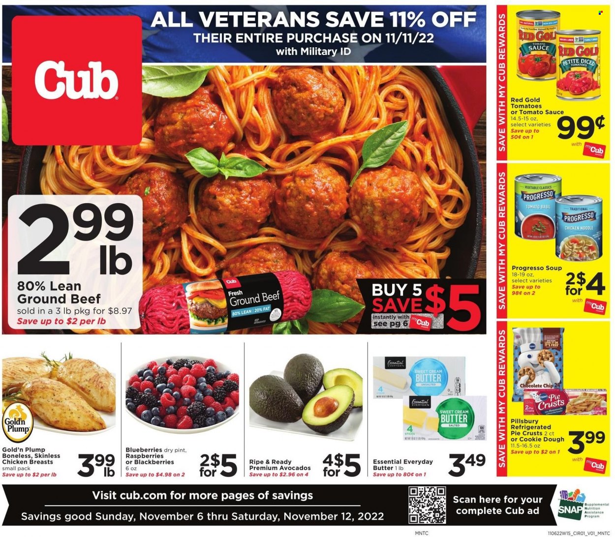 Cub Foods ad - 11/06/2022 - 11/12/2022. Page 1