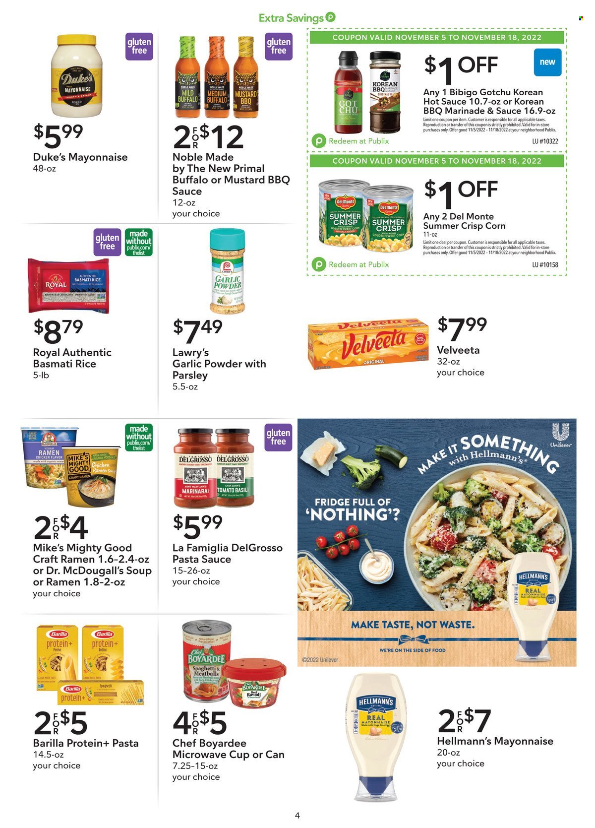 Publix ad - 11/05/2022 - 11/18/2022. Page 4