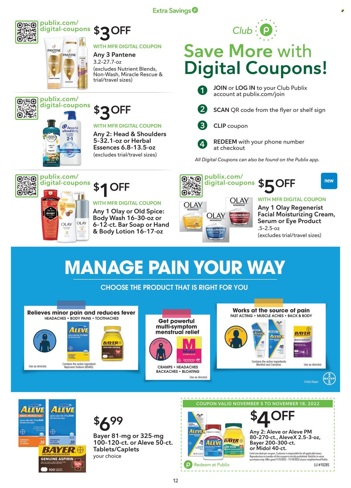 Publix ad - 11/05/2022 - 11/18/2022. Page 12
