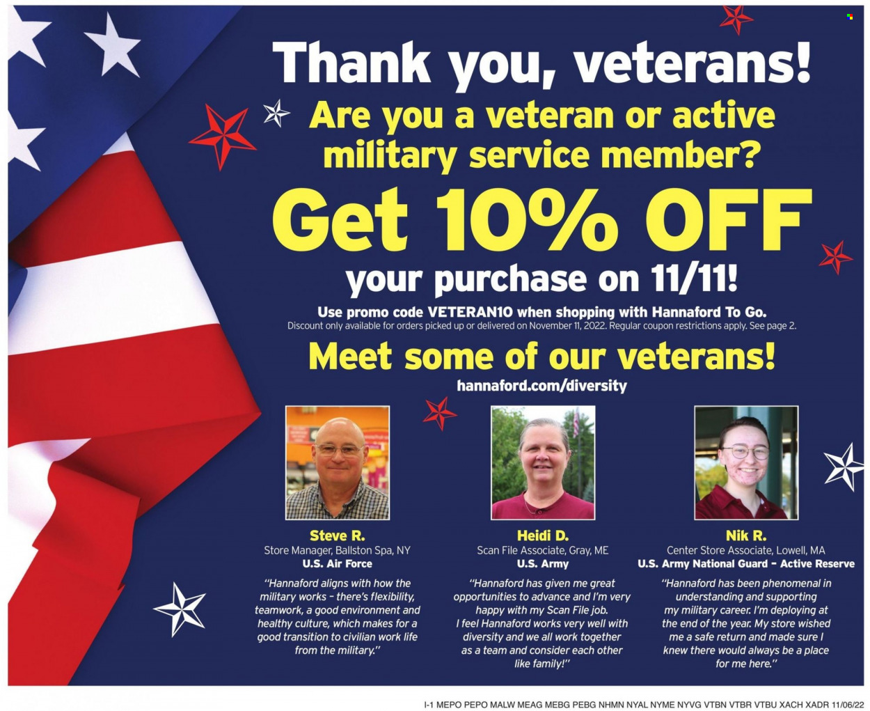 Hannaford ad - 11/06/2022 - 11/12/2022. Page 13