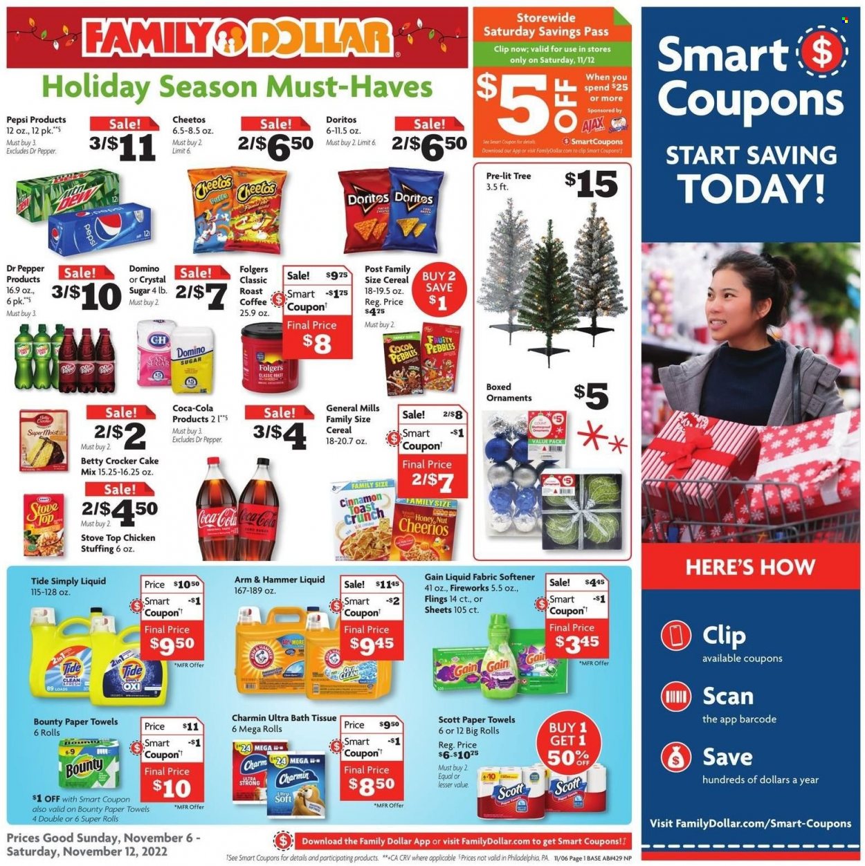 Family Dollar ad - 11/06/2022 - 11/12/2022. Page 1