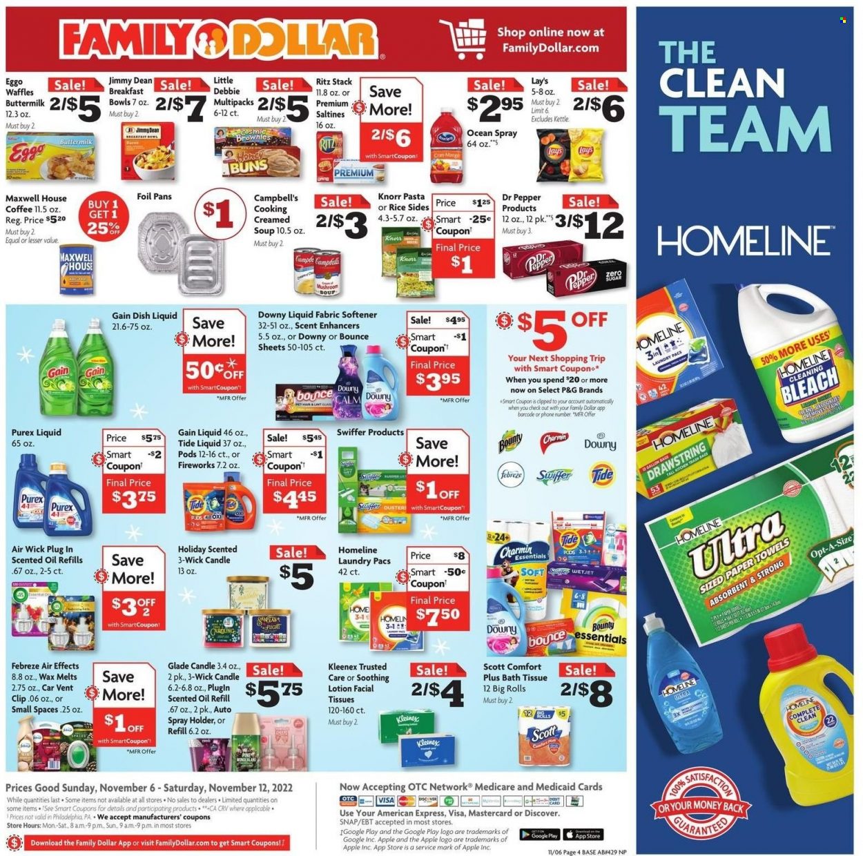 Family Dollar ad - 11/06/2022 - 11/12/2022. Page 4