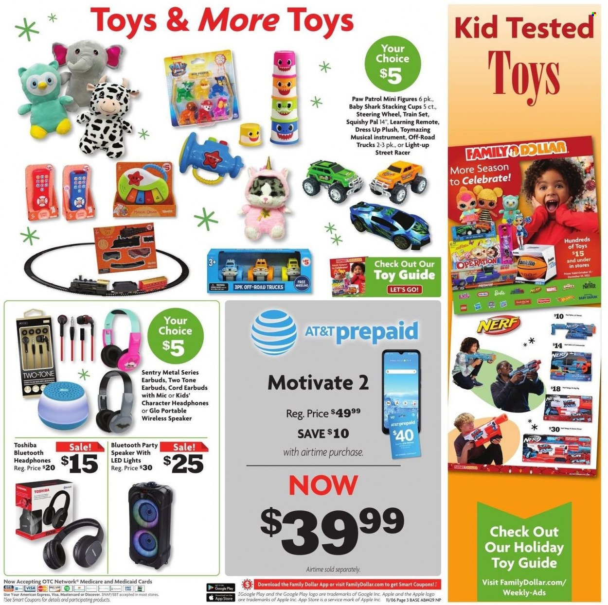 Family Dollar ad - 11/06/2022 - 11/12/2022. Page 12