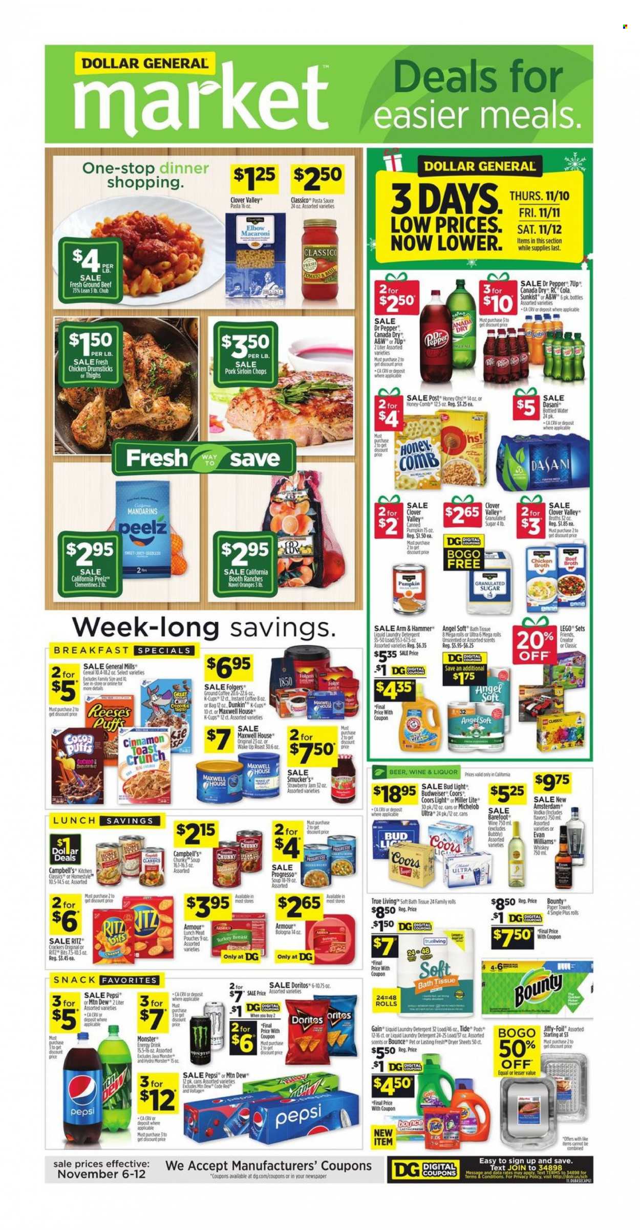 Dollar General ad - 11/06/2022 - 11/12/2022. Page 1